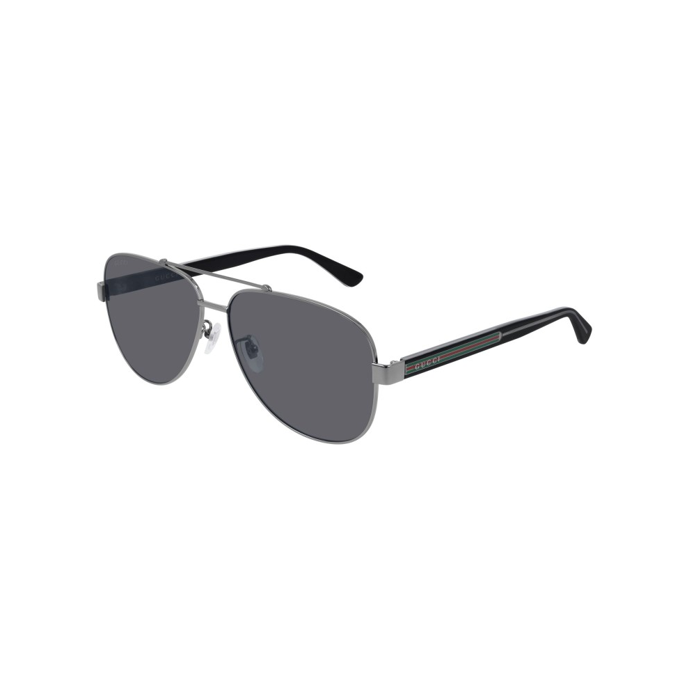 Gucci - Gg0528s Metal And Acetate Aviator Sunglasses