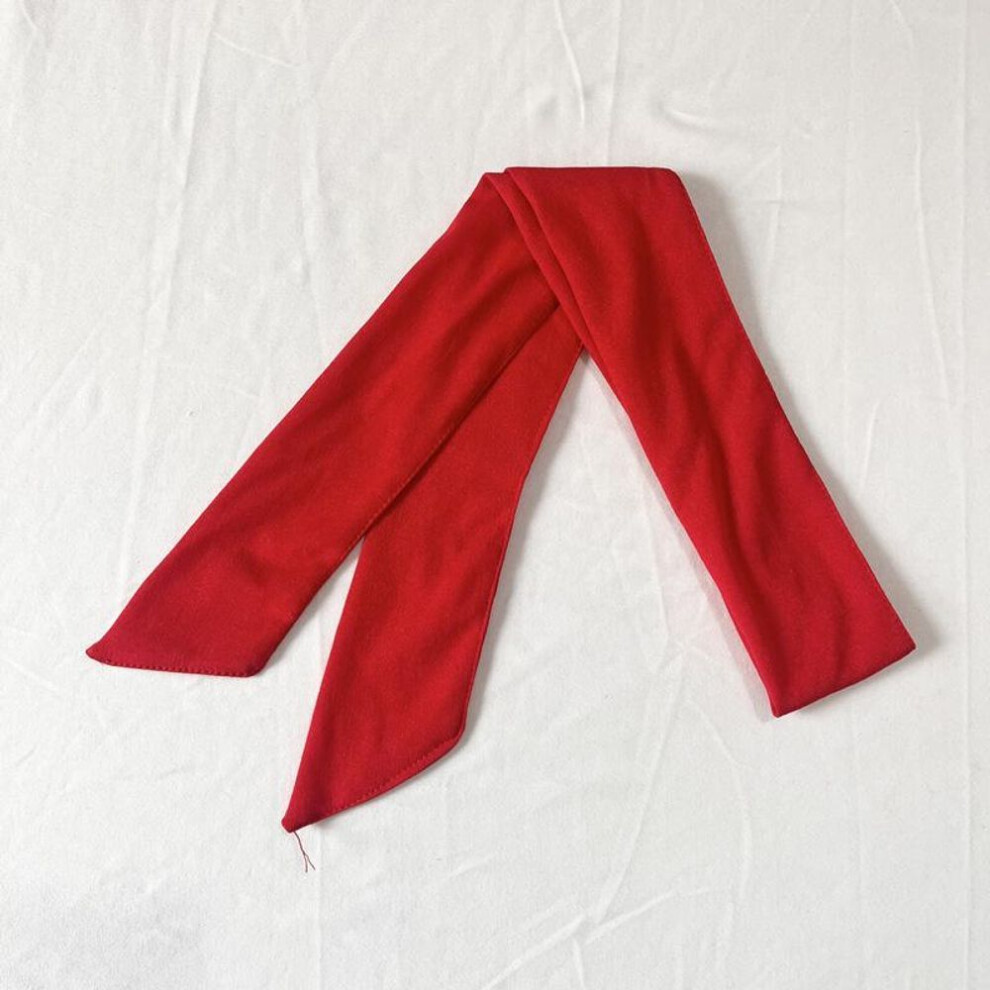 (red) Cotton Tie Back Headbands Stretch Sports Sweatbands Hair Band Moisture Wicking Workout Bandanas Running Men Women Bands