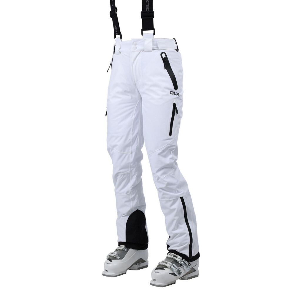 (XS, White) Trespass Womens/Ladies Marisol II DLX Waterproof Ski Trousers