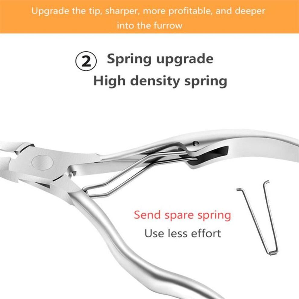 Professional Heavy Duty Thick Toe Nail Clippers Plier Chiropody Podiatry Steel