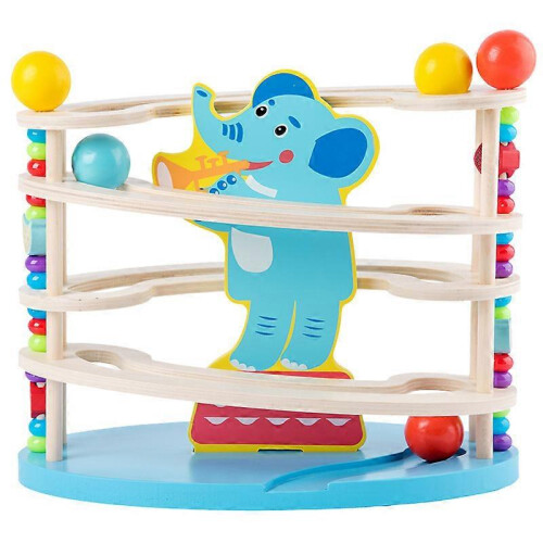 (elephant)Wooden Track Toy Set