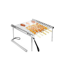 portable Bbq Grills, Stainless Steel Bbq Grill Portable Camping Barbecue Grill Foldable Compact Camping Grill