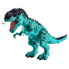 (green)Childrens simulation spray sound big dinosaur light music electric walking boy tyrannosaurus rex toy