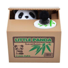 Panda piggy bank with voice piggy bank, electric piggy bank, automatic stealing coin piggy bank