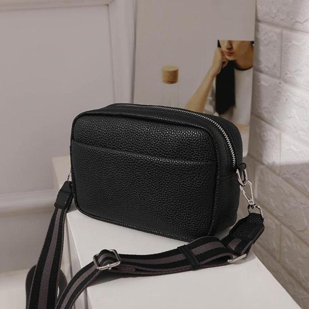 (black, 23x7x14cm) PU Leather Small Shoulder Crossbody Bag Female Luxury Design Purse and Handbags for Women Simple Shell Phone Satchels
