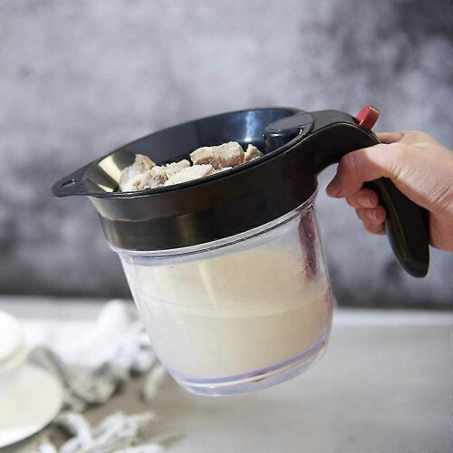 Soup oil separator fat gravy separator grease separator with filter grease trap 1