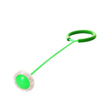 (Green)Children's Jump Ball Flash Dance Ball Fitness Jump Ball Children's Fitness Glowing Toys