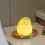 Small green mango night light USB charging timer sleeping atmosphere light creative gift mango night light 2
