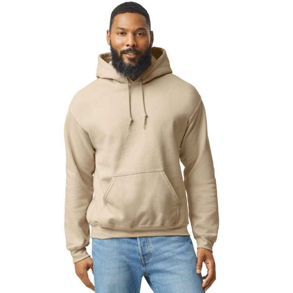 (3XL, Sand) Gildan Mens Hoodie