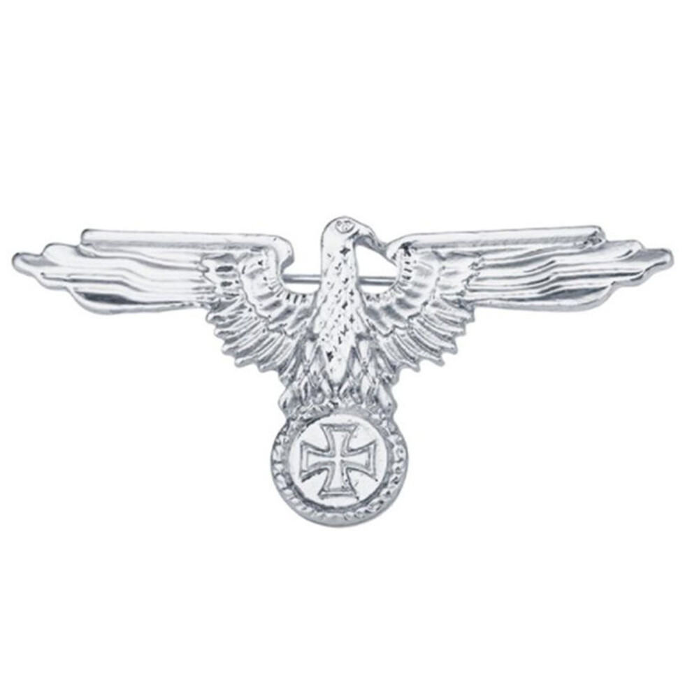 (silver) Cross Eagle Pin Cap Badge Jewelry Brooches Lapel Pins