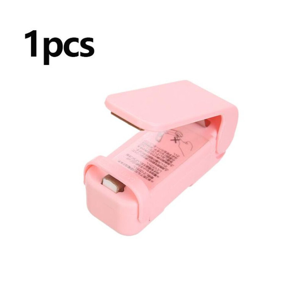 (pink, 1pcs) 1/2pcs Mini Heat Bag Sealing Machine Package Sealer Bags Thermal Plastic Food Bag Closure Portable Sealer Packing Kitchen Accessories