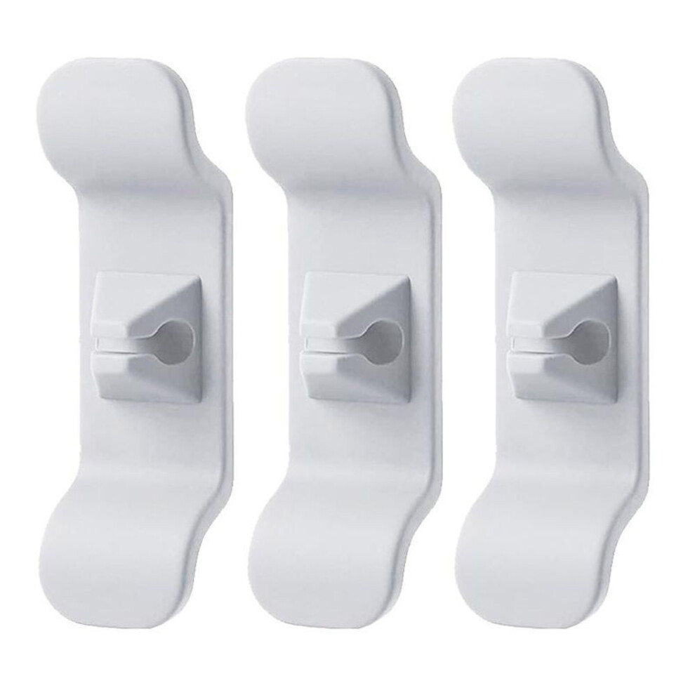 (white, 3pcs) 3/6pcs Cord Wrapper Organizer Clips Holder Wire Hider Cable Winder Management Wrap For Kitchen Appliance Stand Blender Mixers