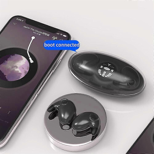 Wireless Bluetooth Headset Headphone Lpx5 Waterproof 5.3 Compact Noise Reduction Digital Display 1