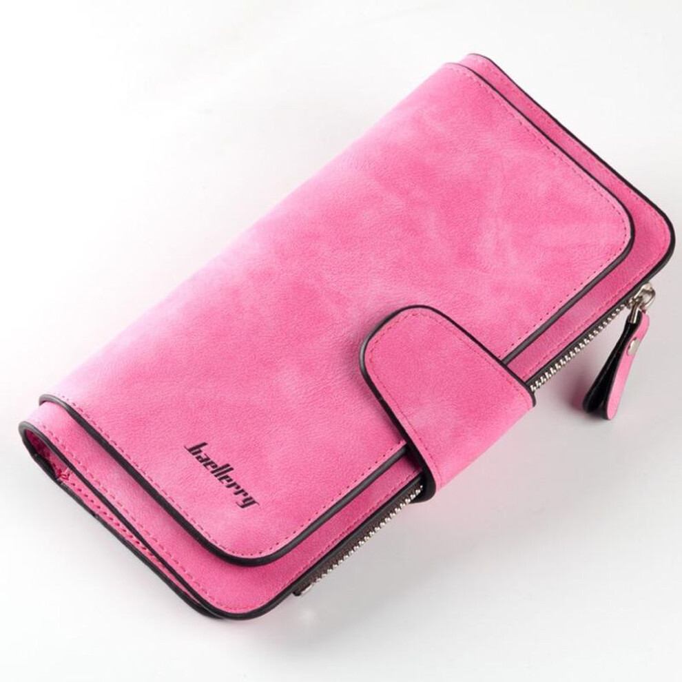 (rose) Brand Designer Luxury Long Women Wallet Female Scrub Bag Ladies Money Coin Purse Credit Card Holder
