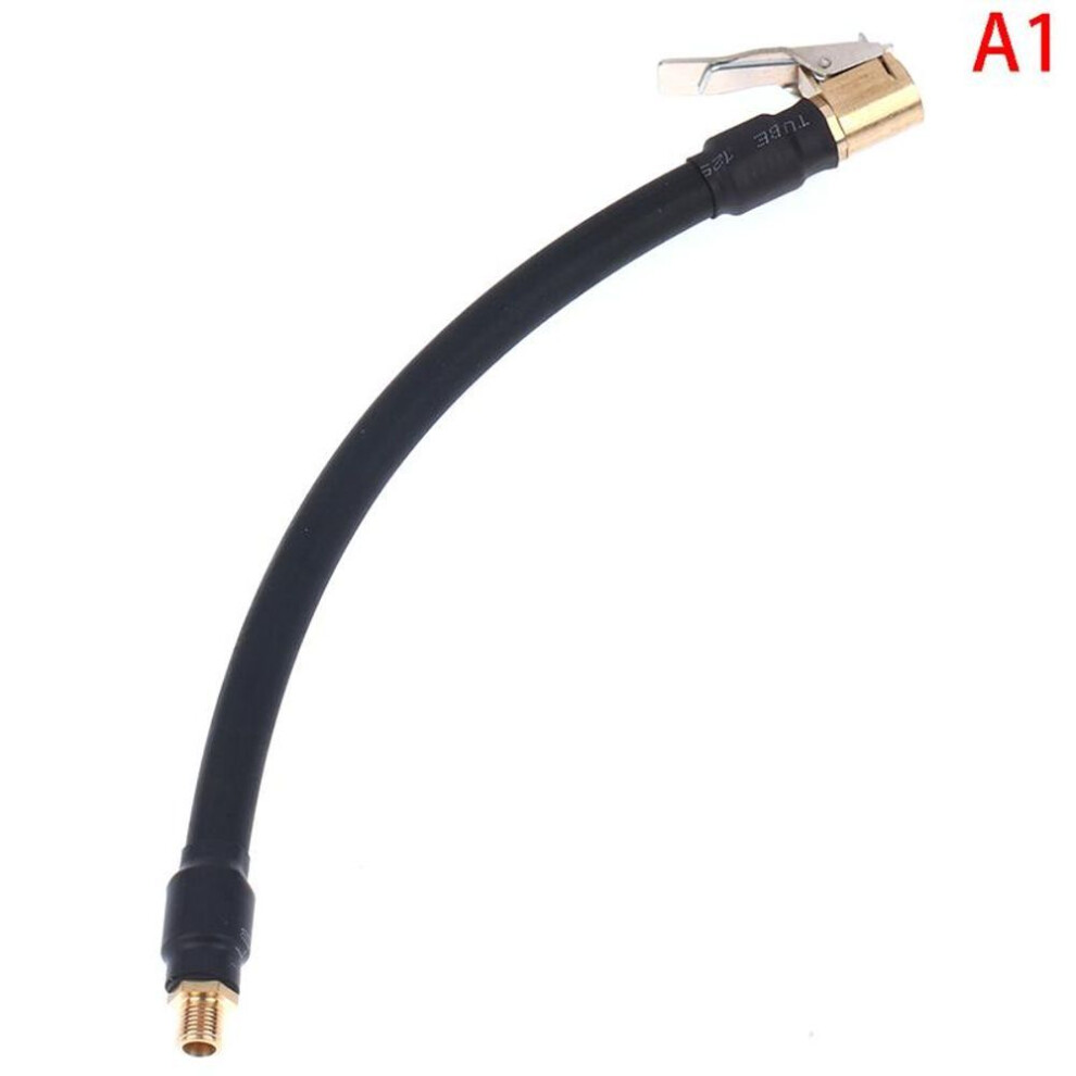 (20CM) Rubber Hose Flexible Tire Valve Extension Tube Adapter For Tire Inflator Pump