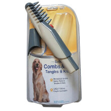 Dog Comb Knot Out Ultimate Pet Electrical Grooming Comb Cut Tangles Tool Scissor Trimmer Redmiter