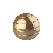 (gold)Spinner Ball Gyroscope With Optical Illusion Visual Dynamic For Adults Anti Anxiety Relief Toy