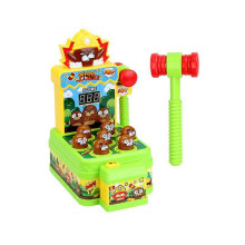 (L)Electric whack-a-mole toy children's scoring game machine sound and light interactive toy