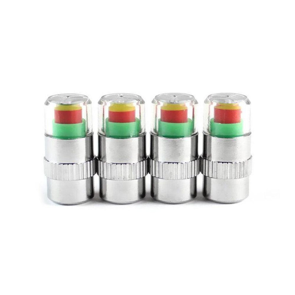 (4pcs/set) 4pcs /set Security System Car Auto Tire Pressure Monitor Tire Gage Alert Sensor Indicator Security Warning Sensor