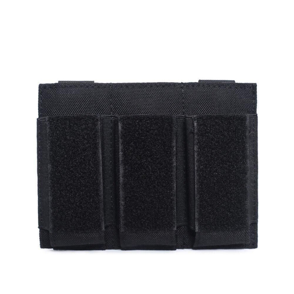 (black) Tactical Triple Pistol Mag Pouch Military Pistol Ammo Bag Airsoft Magazine Pouch For Glock M1911 92f Magazines 40mm Grenade