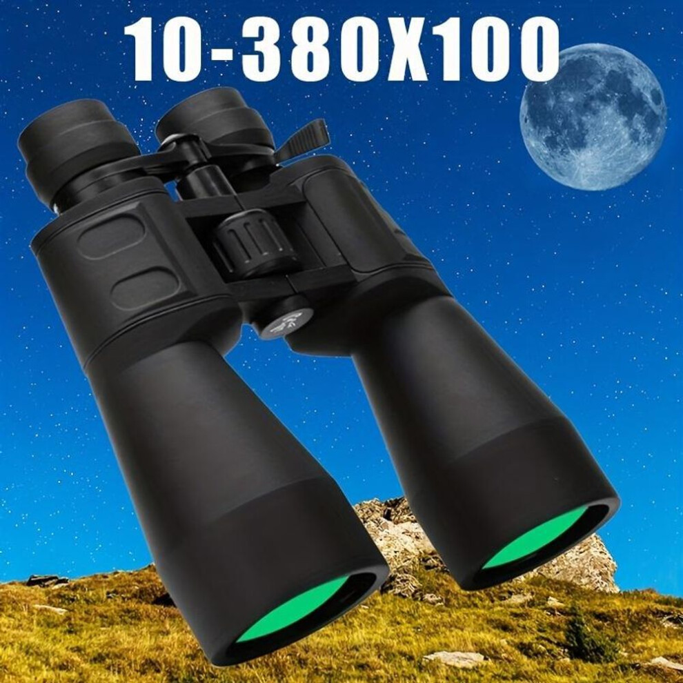 (only Binoculars) Binoculars Telescopes 10-380x Zoom 1000m Hd Long Range Binocular Telescope With Night Vision Waterproof