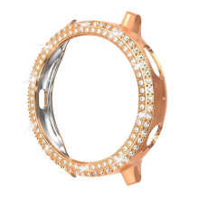 (rose gold, For Active2 44mm) Stylish PC bumper cover for Samsung Galaxy Watch Active 2 protective case 40mm 44mm Active2 accessories