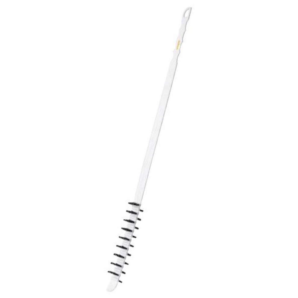 (white) Washing Machine Cleaning Brush 360 Degree Curling Anti-break Detachable Drum Washing Machine Crevice Brush Cleaning Tool Stiff Dense Bristle