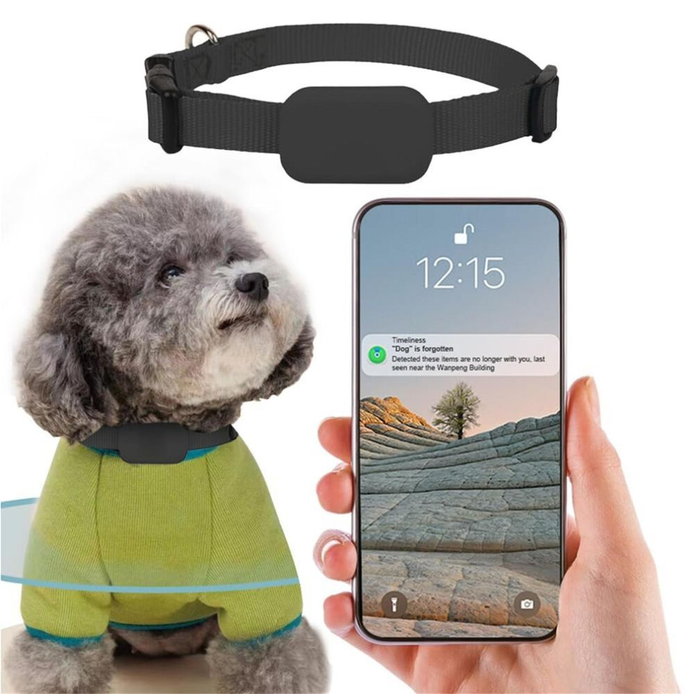 (black, One Size) Pet GPS Tracke, No Monthly Fee, Real-Time Tracking Collar Device, APP Control For Dogs And Pet Activity Monitor