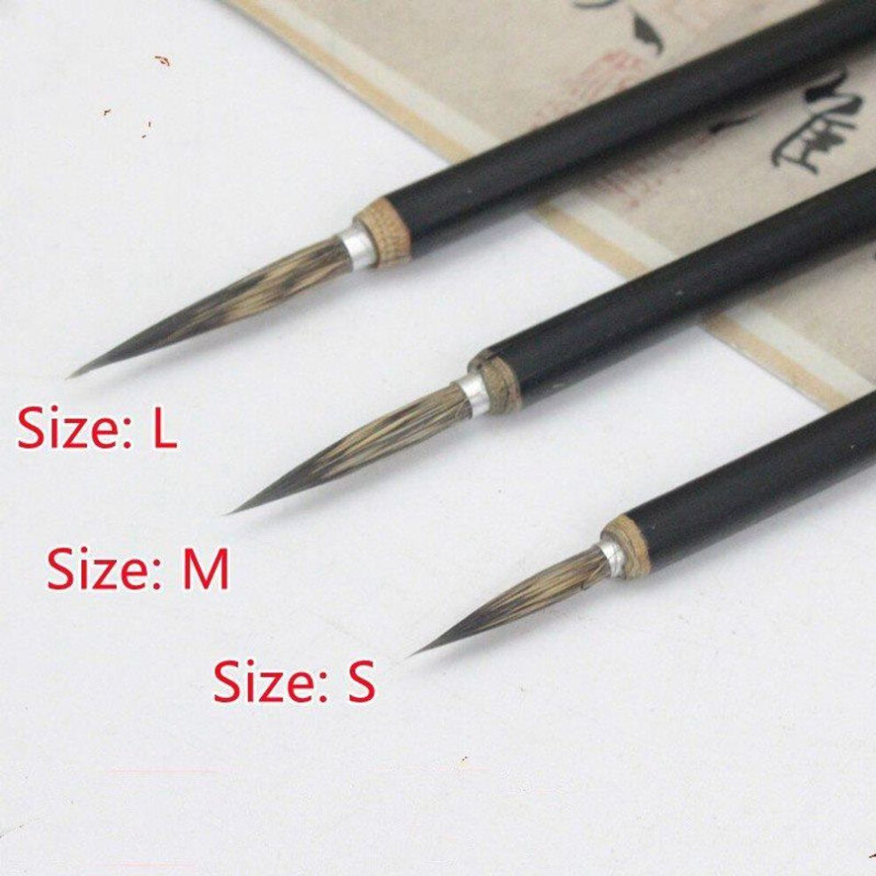 (3pcs) 3pcs/set Copper Head Hook Line Brush Fine Calligraphy Painting Brushes  Artist Paint Brushes Set Kids Gift Painting Supplies