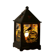 (Crow) Halloween Portable Led Pumpkin Lamp Party Decoration Ornaments Prop Photo Gift