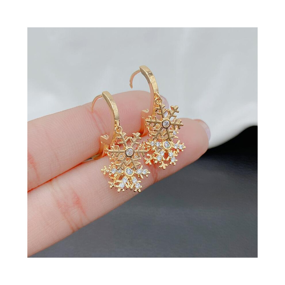 (Style I) Christmas Earrings Lady Fashion Casual Delicate Elegant Alloy Earrings Gift-image-OPC-PG2M88P-NEW