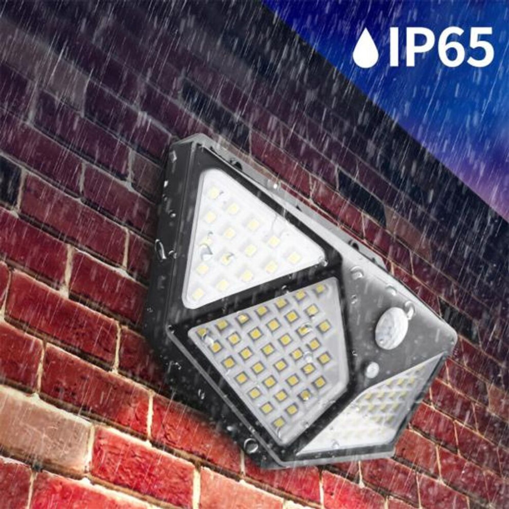 100 LED Solar Energy Light Motion Sensor Outdoor Garden Yard Wall Lamp Spotlight