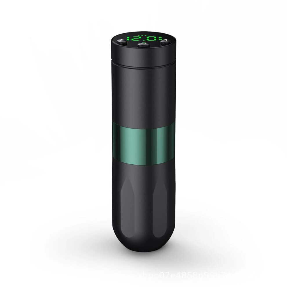 (green) Wireless Tattoo Machine Led Digital Display 1500mah  Battery Tattoo Pen Cartridge Permanent Makeup Tools Supply
