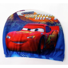 (Lightning McQueen) Cartoon Resort Land Childrens Hats Stylish And Cute Swim Print Styles