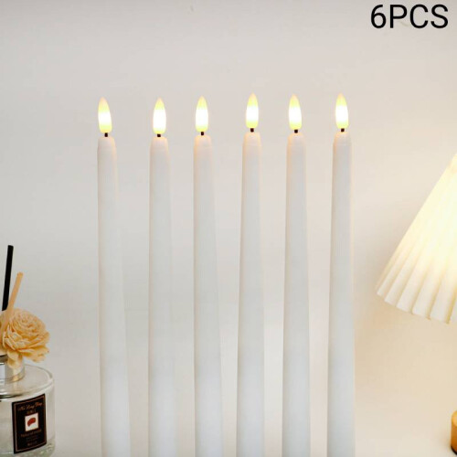 Remote 6pcs Control Flickering Flameless Taper Led Candles Battery Powered Light 1