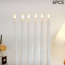 Remote 6pcs Control Flickering Flameless Taper Led Candles Battery Powered Light