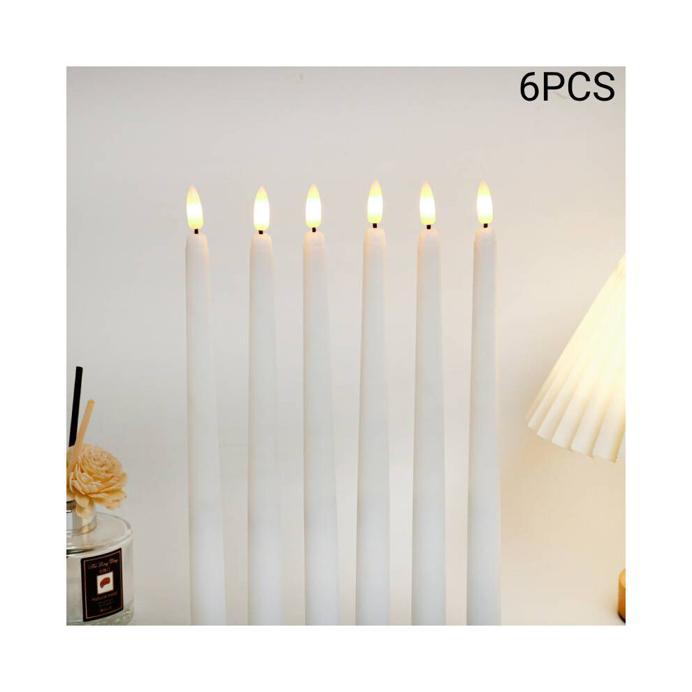 Remote 6Pcs Control Flickering Flameless Taper Led Candles Battery Powered Light
