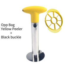(Yellow , OPP) Slicer Pineapple Corer Cutter Peeler Stainless Steel Kitchen Gadget Easy Fruit