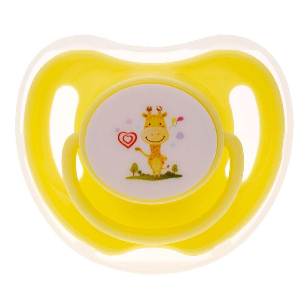 (yellow) Fashion Cute Simulation Dolls Reborn Doll Baby Handmade Soft Body Cute Gift Nipple Pacifiers