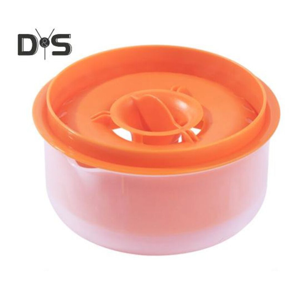 (orange) Lightweight Egg Separator Easy To Clean Useful Practical Egg White Extractor