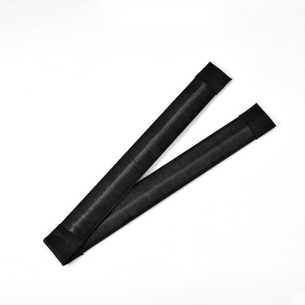 (black) Girl Hair Accessories Sweet French Dish Made Hair Band Ball Twist Magic Diy Tool Bun Maker Synthetic Donuts Bud Head Band
