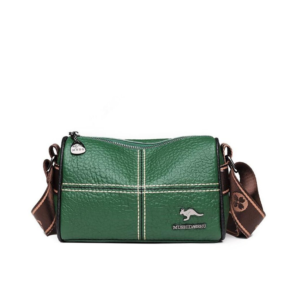 (green) 100% Genuine Leather Crossbody Bag for Women Bag Woman Luxury Handbag High Quality Shoulder Bags Ladies Messenger Bag