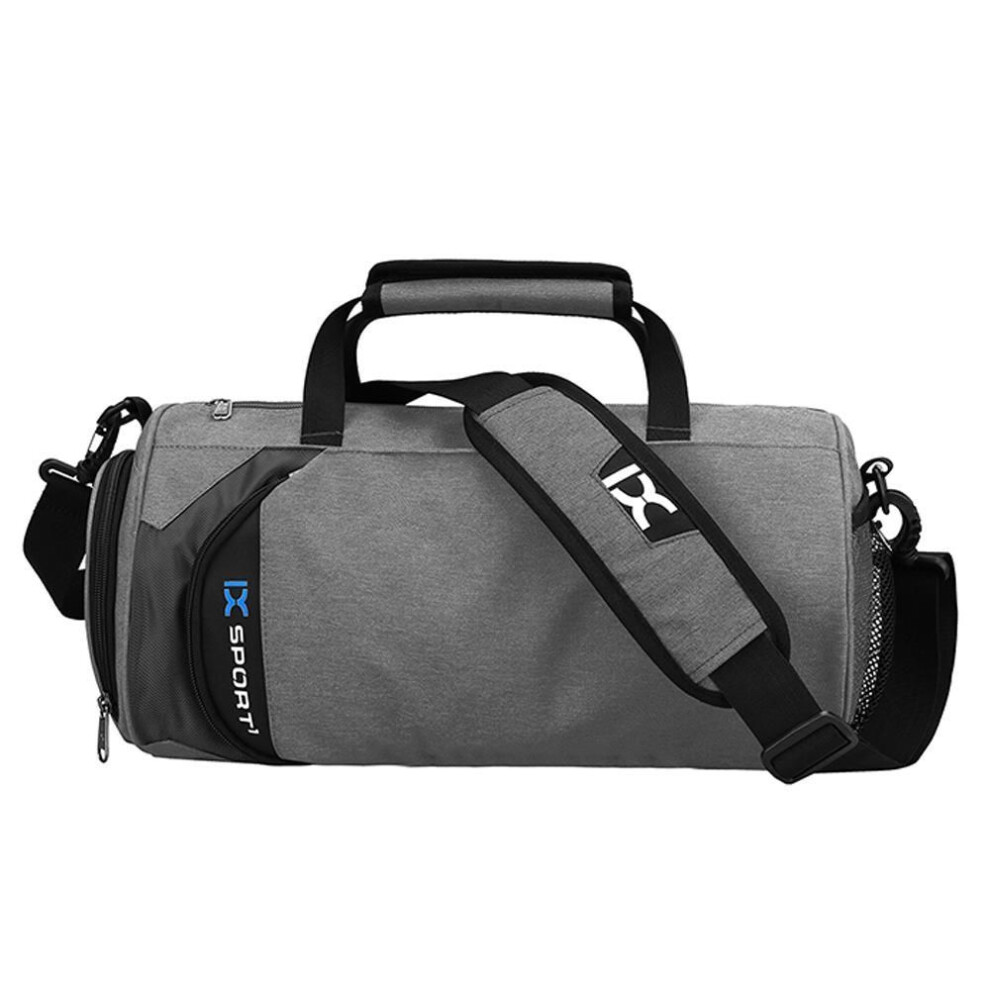 (dark grey, small) Men Gym Bags for Fitness Training Outdoor Travel Sport Bag Multifunction Dry Wet Separation Bags
