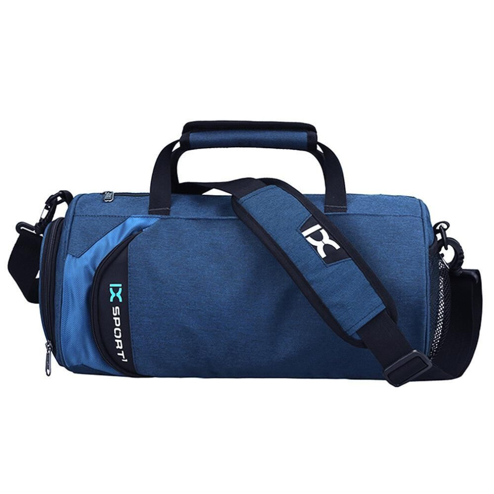 (blue, big) Men Gym Bags for Fitness Training Outdoor Travel Sport Bag Multifunction Dry Wet Separation Bags
