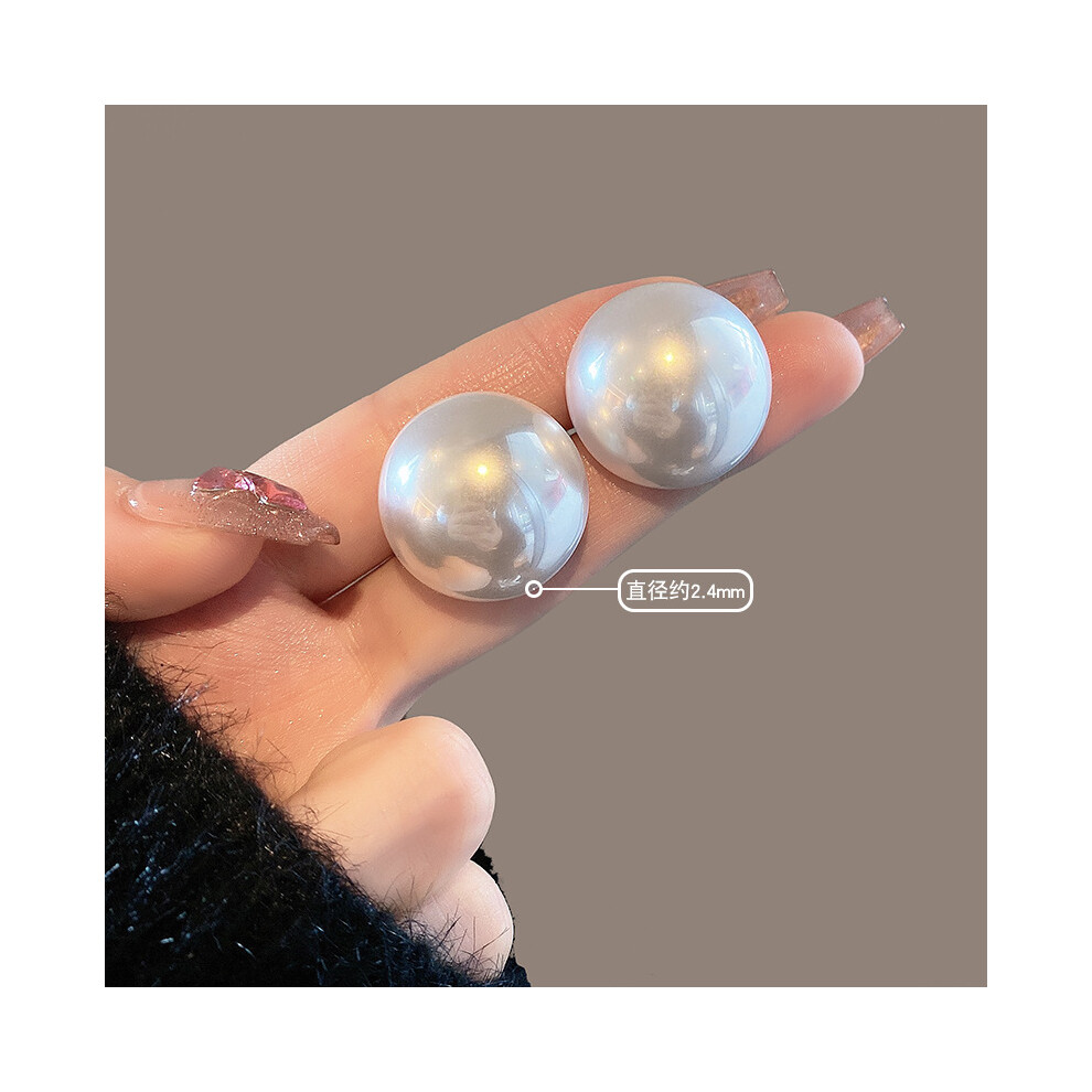 (StyleC) Unique Round Pearl Earrings Perfect For The Spring And Season Beyond-image-OPC-PG2NBJX-NEW
