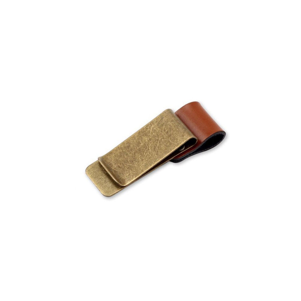 (01) Holder Bookmark Notebook Paper Folder Stainless Steel Pen Loop Pencil Clip Memo Clip Pen Holder