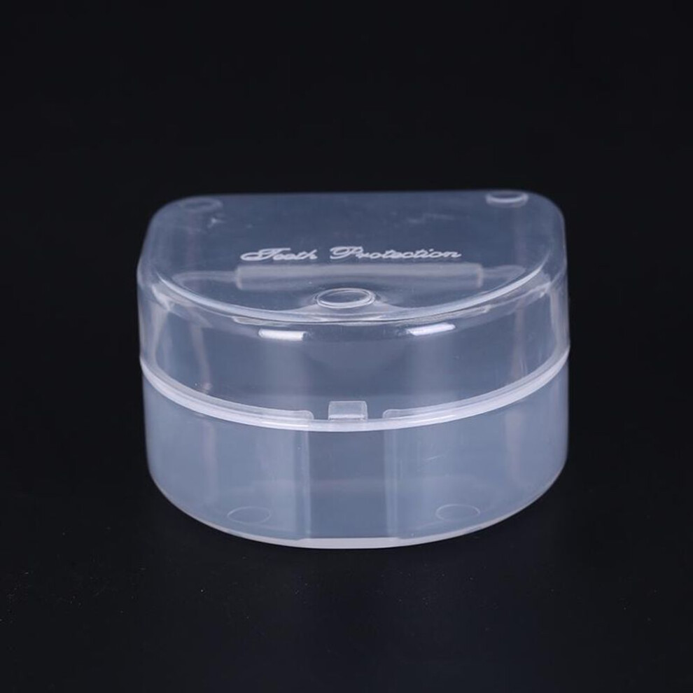 1Pc Dental Box Denture Teeth Storage Case Mouth Guard Container 6.4X6.5X3.5Cm