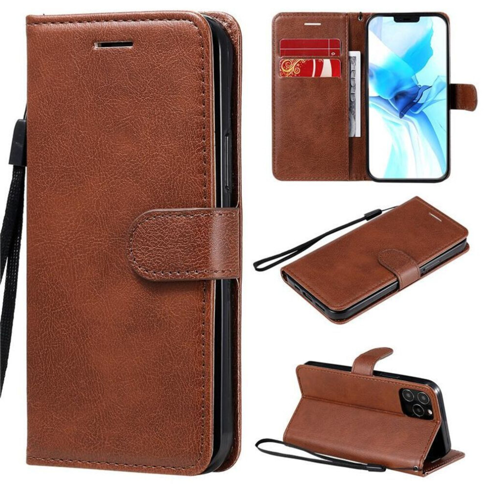 (, Redmi Note 13 5G) Phone Case For Iphone 13 Pro Max Huawei P50 Honor 9X Xiaomi Poco M4 Pro Redmi Note 11 11S Flip Cover Leather Wallet Book Sty Brown 7026761856536