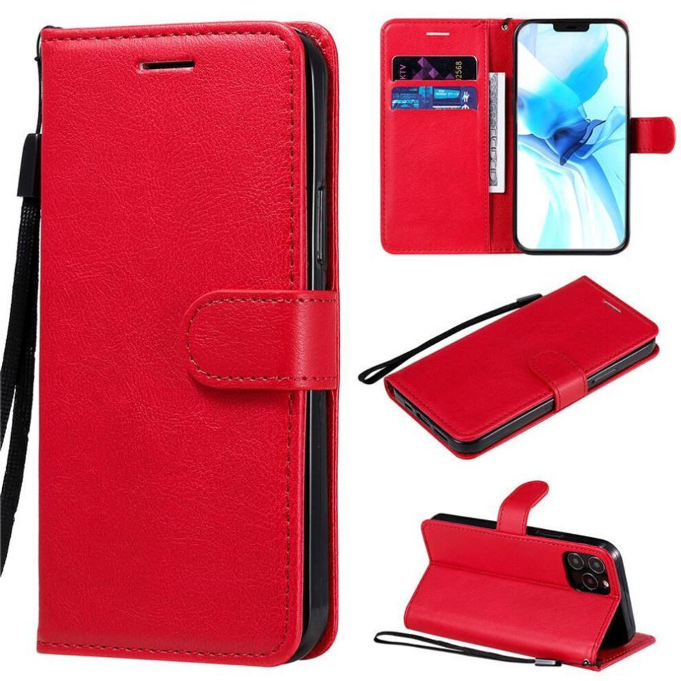 (, Xiaomi Poco F5 Pro) Phone Case For Iphone 13 Pro Max Huawei P50 Honor 9X Xiaomi Poco M4 Pro Mi Note 11 11S Flip Cover Leather Wallet Book Sty Red 7026762130826