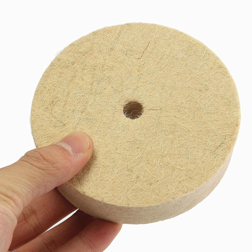 Polishing Buffing Grinding Wheel Wool Felt Polisher Disc Pad 75mmx20mm